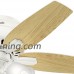 Hunter 51077 Hunter Newsome Low Profile with 3 Kit Ceiling Fan with Light  42"  Fresh White - B076HWPN7V